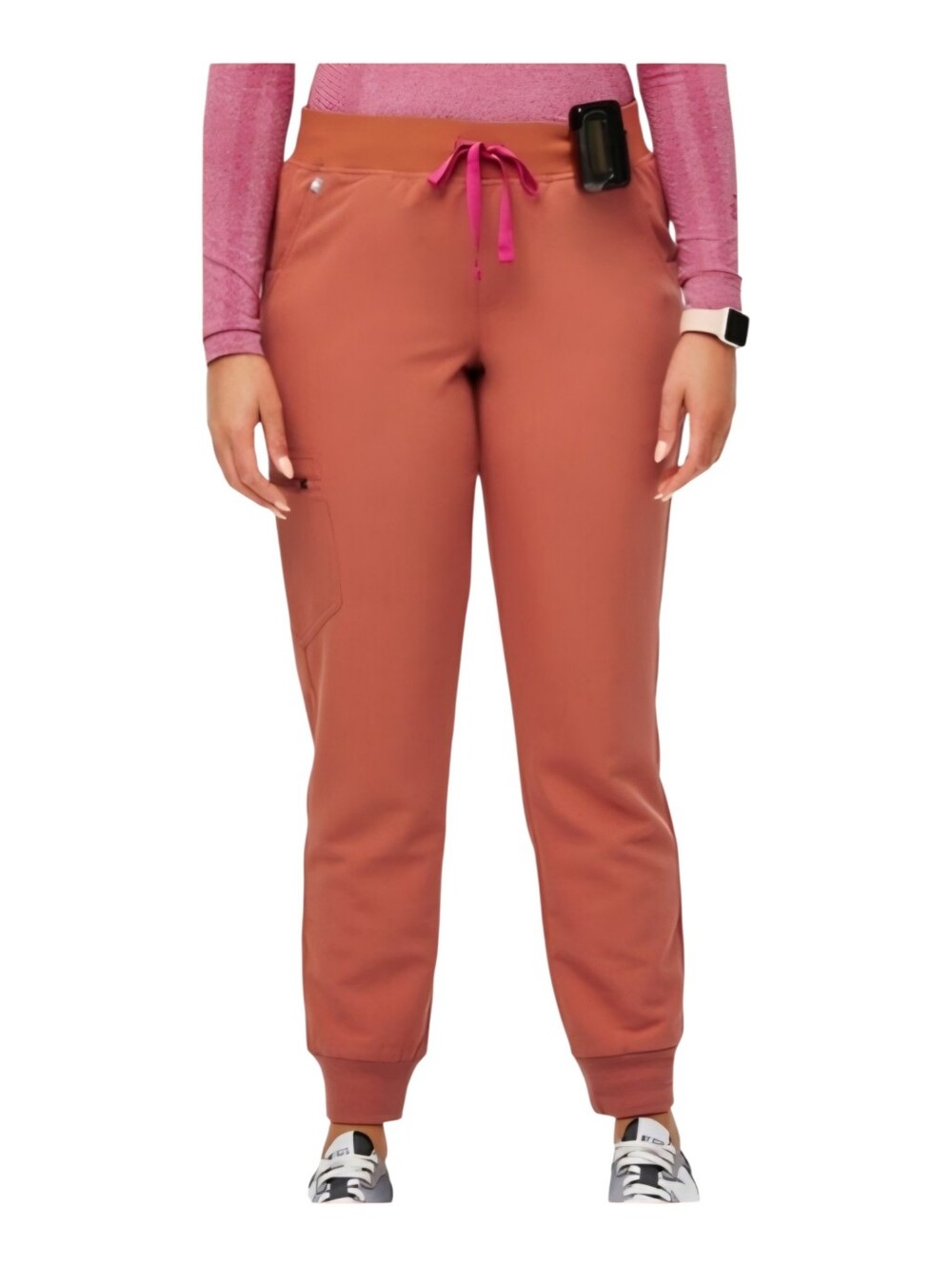 FIGS Zamora Terracotta Limited Edition Jogger Scrub Pants Size Large